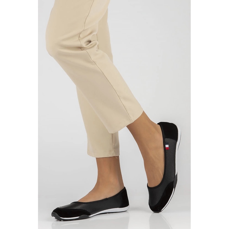 Filippo Tênis de couro dp142/24 bk preto perfurado branco 1