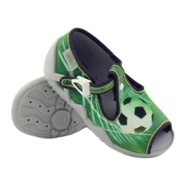Calçados infantis Befado, chinelos 217p093 verdes com bola 3 Calçados infantis Befado, chinelos 217p093 verdes com bola 3