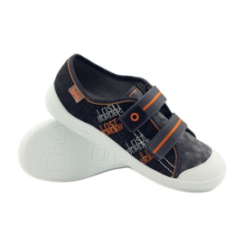 Sneakers sapatilhas menino nabos Befado cinza laranja preto 3