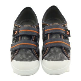 Sneakers sapatilhas menino nabos Befado cinza laranja preto 4
