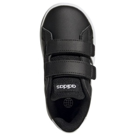 Adidas Grand Court 2.0 Hook and Loop GW6523 Sapatos preto 1