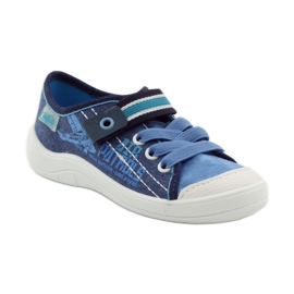 Tênis Befado 251x092 com avião multicolorido azul 1