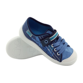Tênis Befado 251x092 com avião multicolorido azul 3