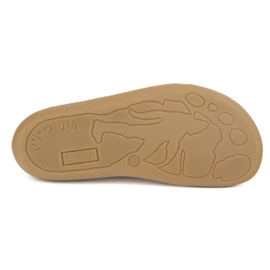 Pontos de couro descalço Pollonus 5-1288-024 Vanilla Verona/Perfuração bege 1