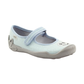 Chinelos de bailarina Befado 114y289 Emoticons azuis azul 1