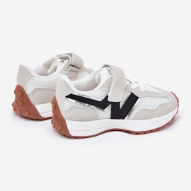 Tênis infantil com velcro, cinza 2