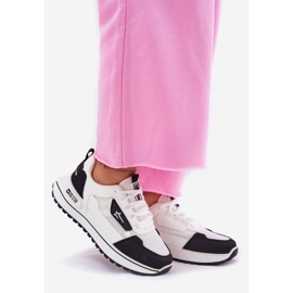 Sapatos esportivos femininos na plataforma Big Star RR274A223 Hi-Poly System White and Black System branco 1
