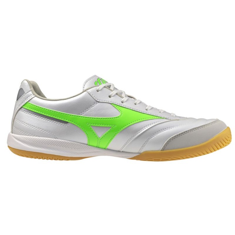 Mizuno Morelia Sala Pro nos sapatos de futebol Q1Ga251337 branco 1