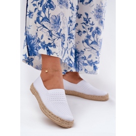Alpargelas femininas com Vinceza Braid 13624 White branco 2