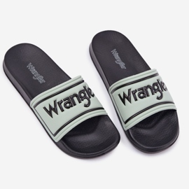 Wrangler Averell Slider Men Low 20251042.52d Slippers masculinos verde claro 1