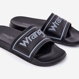 Wrangler Averell Slider Men Low 20251042.25y Slippers masculinos Black preto 2
