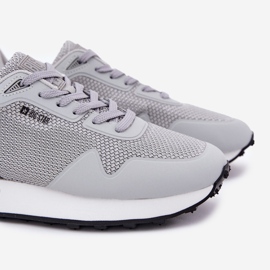 Big Star Tênis masculinos na grande estrela rr174358 sistema de plataforma hi-polish System Grey System cinza 2