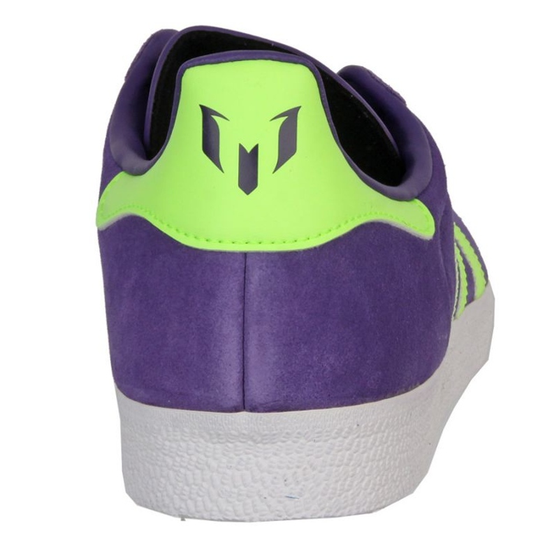 Adidas Gazelle Messi em IH8164 Sapatos de futebol roxo tolet 3