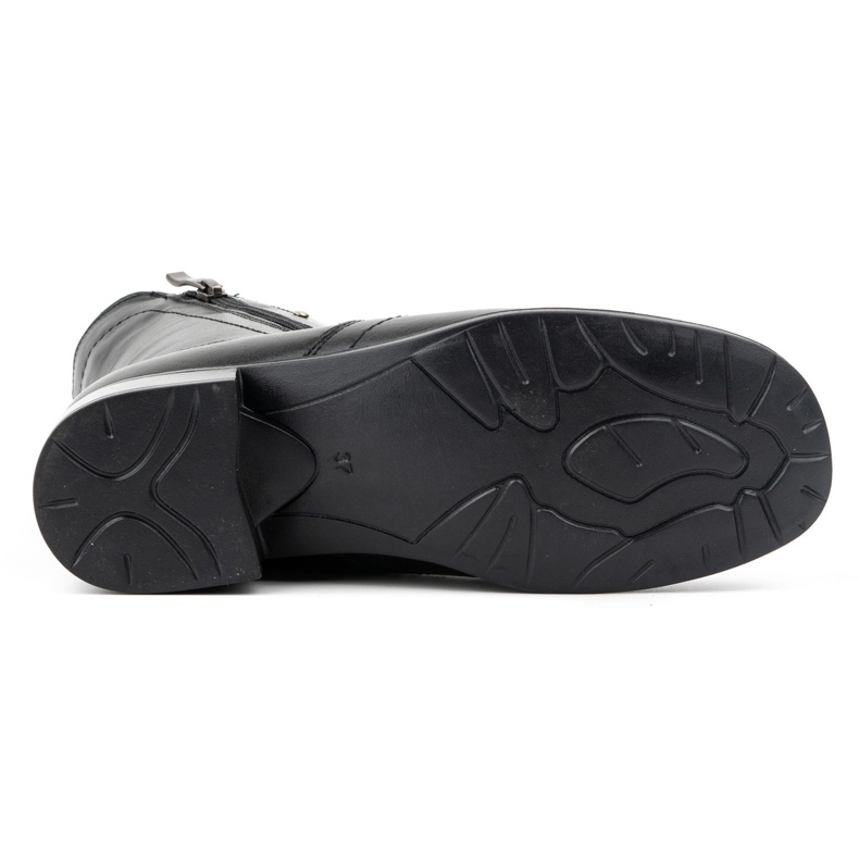 Olivier Botas femininas com isolamento de couro e dois zíperes 310BB, pretas 5 Olivier Botas femininas com isolamento de couro e dois zíperes 310BB, pretas 5