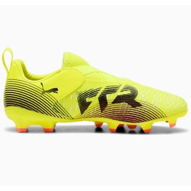 Puma Future 8 Match LL FG/AG JR 108285-03 Sapatos de futebol amarelo 2