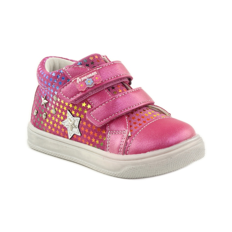 American Club Calçado esportivo confortável com a estrela americana 703925 rosa 1