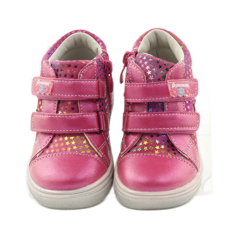American Club Calçado esportivo confortável com a estrela americana 703925 rosa 4