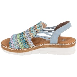 Rieker Sandals v1241-91 sandálias multicolorido 1