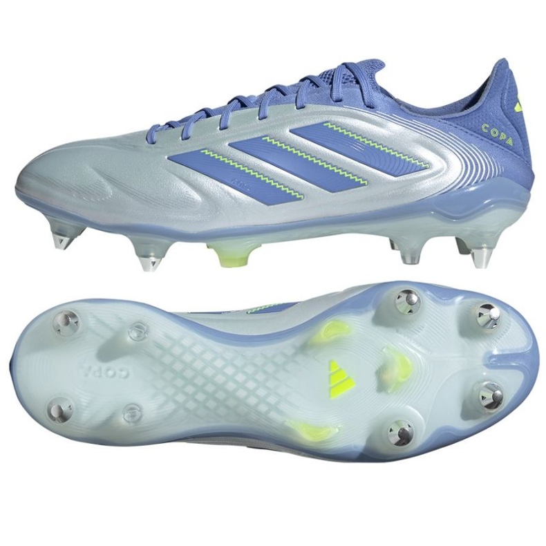 Adidas Copa Pure III Elite SG ID9056 Sapatos de futebol azul 1