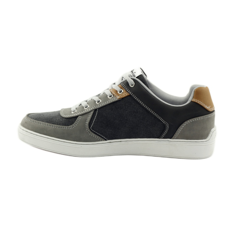 American Club Grey American 703021 sapatos desportivos cinzentos para homem marrom cinza 2