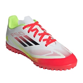 Adidas F50 Club TF IE3732 Sapatos de futebol branco 2