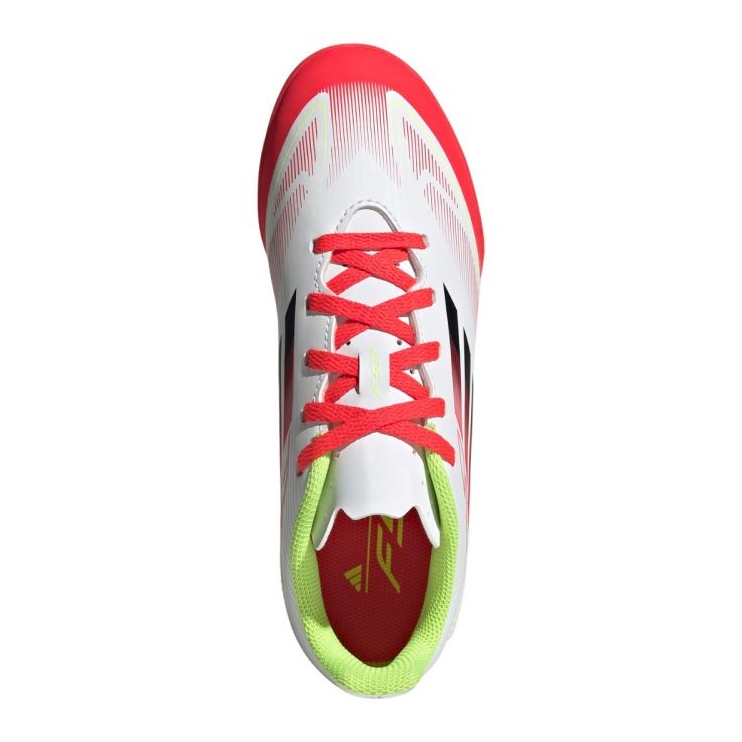 Adidas F50 Club TF IE3732 Sapatos de futebol branco 4
