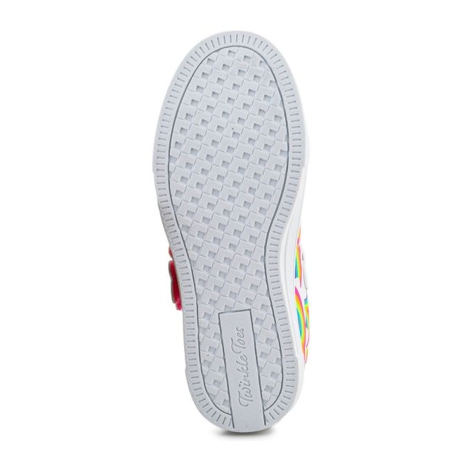 Sapatos Skechers Twinkle Toes S Lights Twinkle Sparks Jumpin Clouds 314809L-WMLT branco 4 Sapatos Skechers Twinkle Toes S Lights Twinkle Sparks Jumpin Clouds 314809L-WMLT branco 4