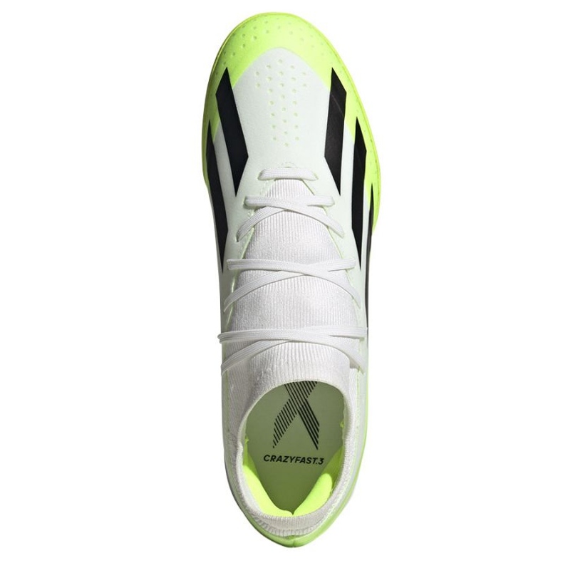 Adidas x CrazyFast.3 TF ID9337 Sapatos branco 2