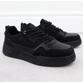 Black Big Star Black RR174606 Sapatos esportivos masculinos preto 1