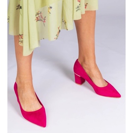 Bombas femininas rosa de Ekozamszu 1