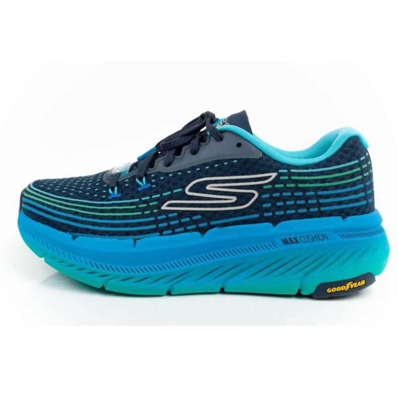 Tênis de corrida skechers max amortecimento 220835/nvbl azul 1