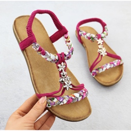 Sandálias confortáveis ​​femininas rosa artiker 56c1314 1