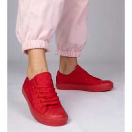 Red Classic Solted Sneakers vermelho 1