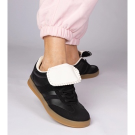 Tênis negros tênis esportivos femininos preto 1