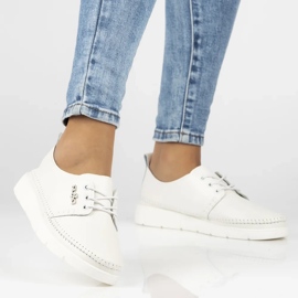 Filippo DP6747/25 WH tênis de couro branco 2