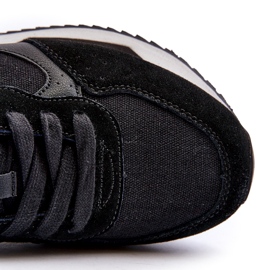 Tênis masculino Memory Foam System Big Star NN174350 preto 2