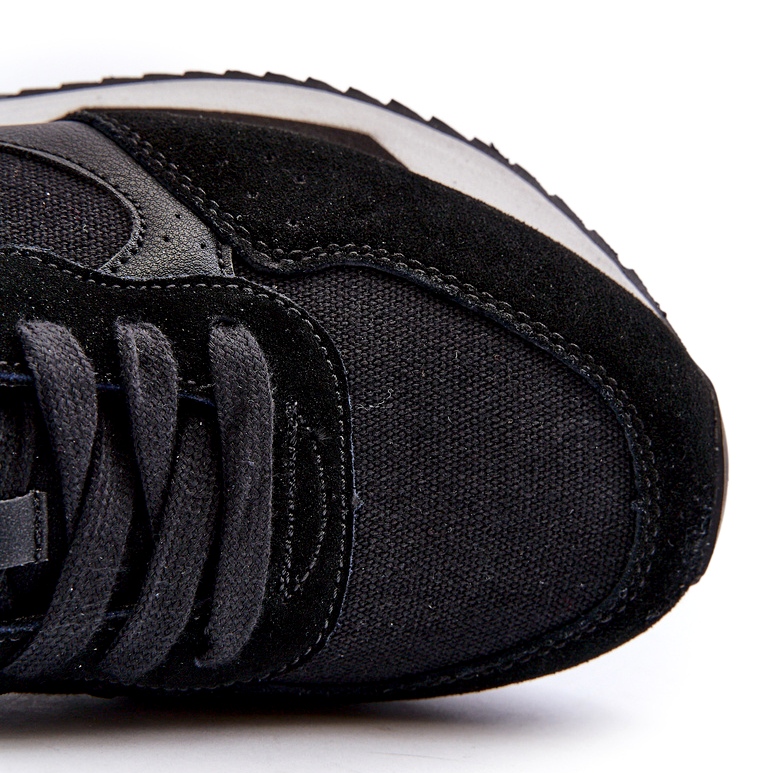 Tênis masculino Memory Foam System Big Star NN174350 preto 2