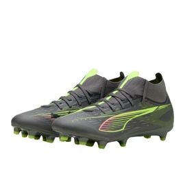 Puma Ultra 5 Match+ FG/AG 108162 03 Sapatos de futebol cinza 1