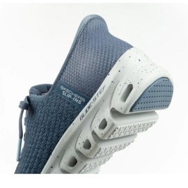 SKECHERS GLIDE STEP 104571/SLT Shoes com uma membrana azul 2