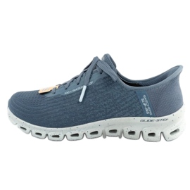 SKECHERS GLIDE STEP 104571/SLT Shoes com uma membrana azul 4