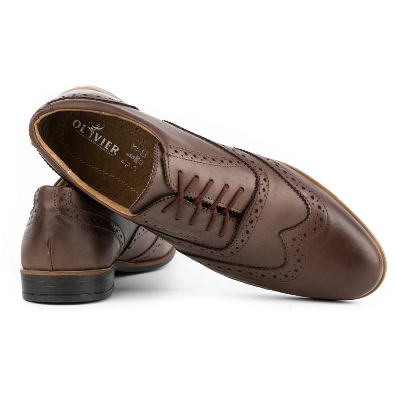 Olivier Sapatos formais de couro brogs 306gt marrom mocha castanho 2 Olivier Sapatos formais de couro brogs 306gt marrom mocha castanho 2