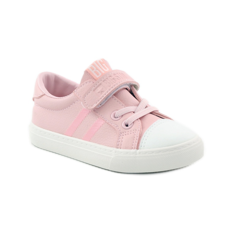 Tênis esportivo Pink Big Star 374038 rosa branco 1