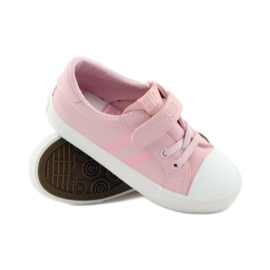 Tênis esportivo Pink Big Star 374038 rosa branco 3