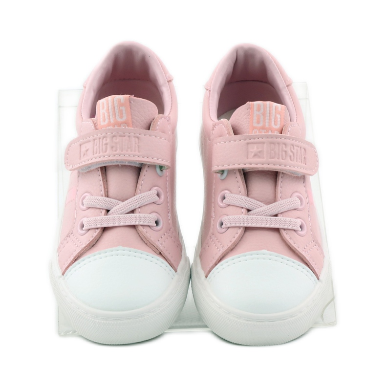 Tênis esportivo Pink Big Star 374038 rosa branco 4
