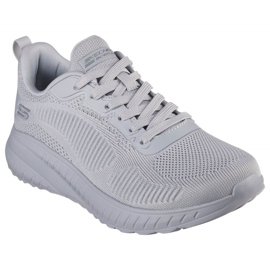 Sapatos de esquadrão esportivo de skechers bobs cinza 1