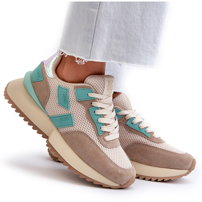 Tênis esportivos femininos Big Star NN274973 bege 5