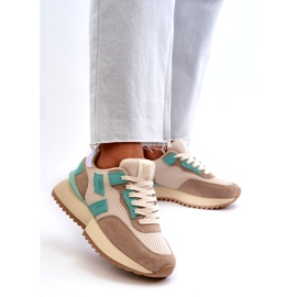 Tênis esportivos femininos Big Star NN274973 bege 2