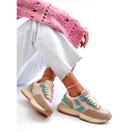 Tênis esportivos femininos Big Star NN274973 bege 1