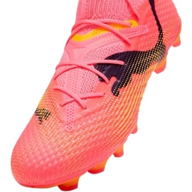Puma Future 7 Pro+ FG/AG 107705 03 Estacas de tráfego de futebol rosa 3