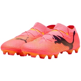 Puma Future 7 Pro+ FG/AG 107705 03 Estacas de tráfego de futebol rosa 5